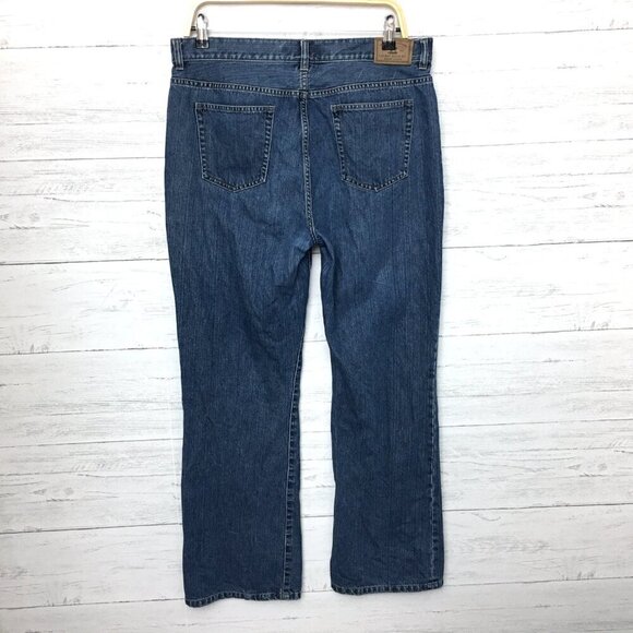 Lauren Ralph Lauren Women's Bootcut Jeans Western Embroidery Studs Cotton 12 - Picture 2 of 9